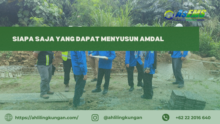 Siapa yang dapat menyusun amdal?